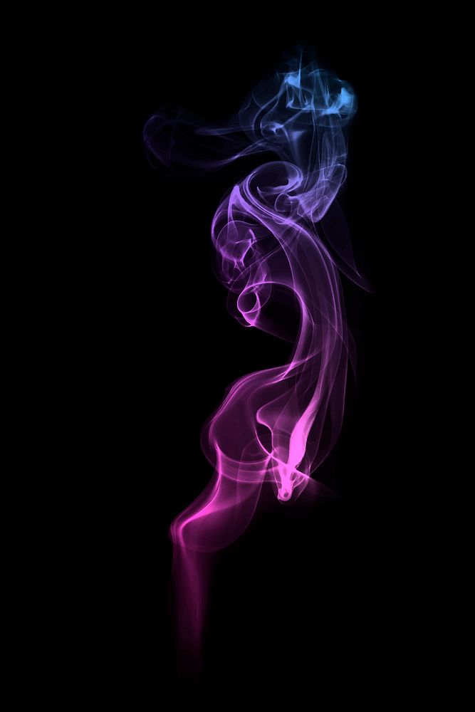 Purple smoke element vector, aesthetic design
