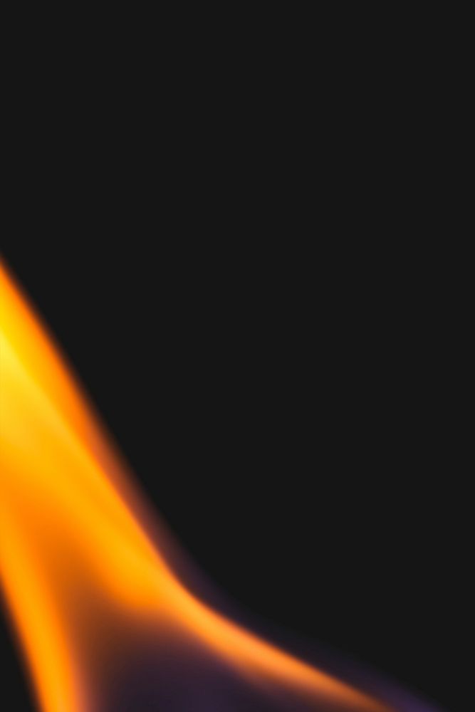 Dark flame background, fire border realistic psd image