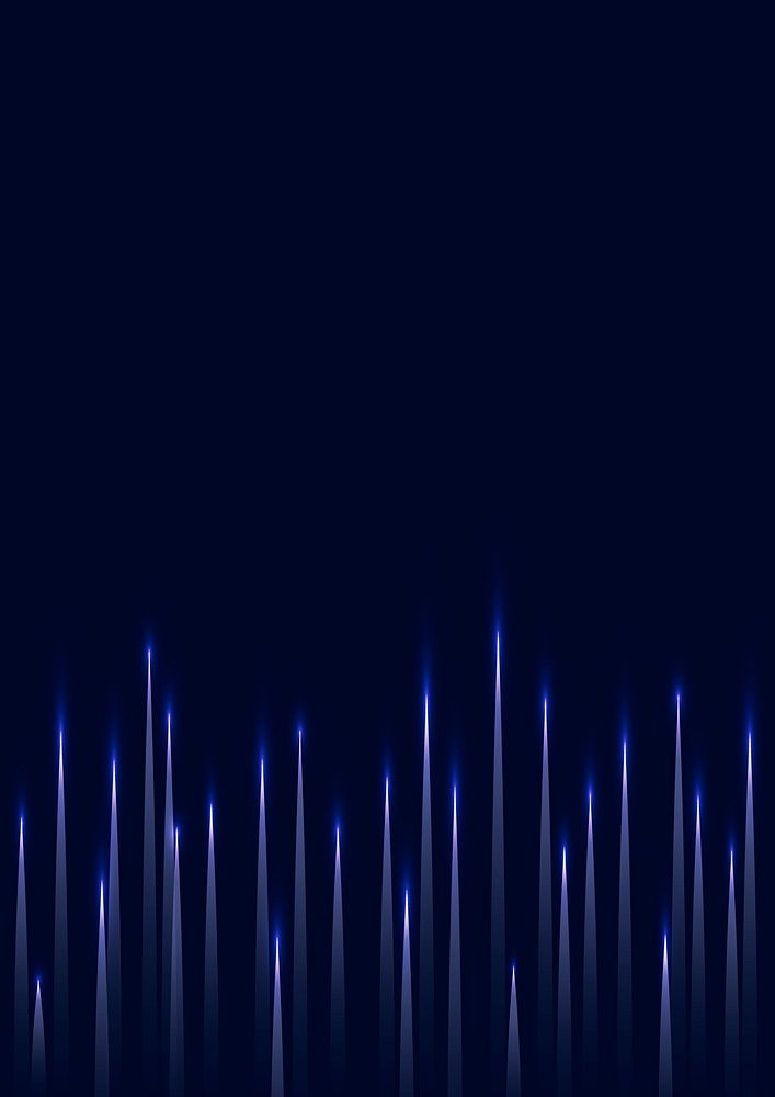 Music equalizer technology blue background psd with digital sound wave
