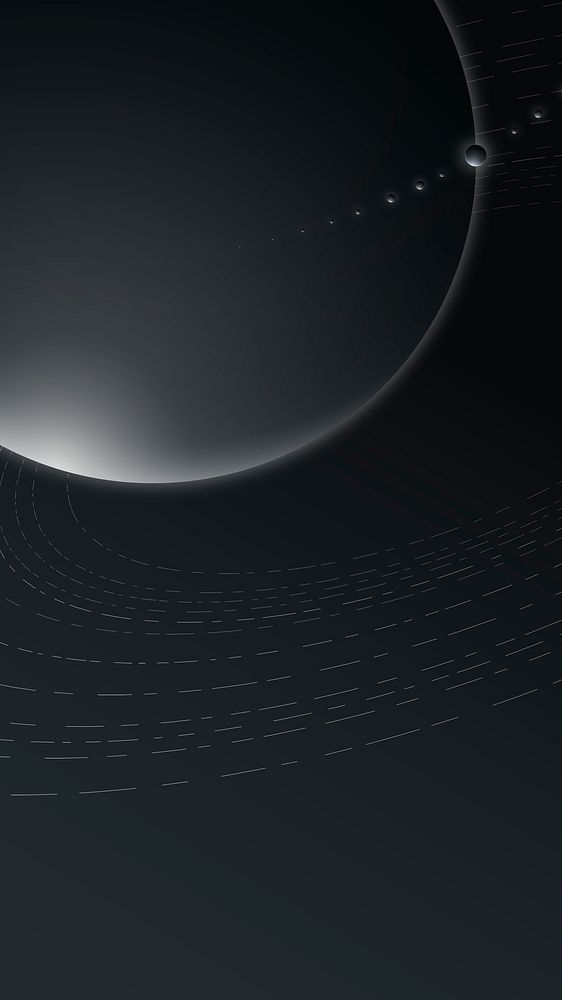 Futuristic galaxy border background psd in gray minimal style