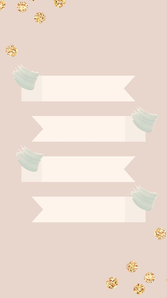 Aesthetic paper notes background wallpaper vector