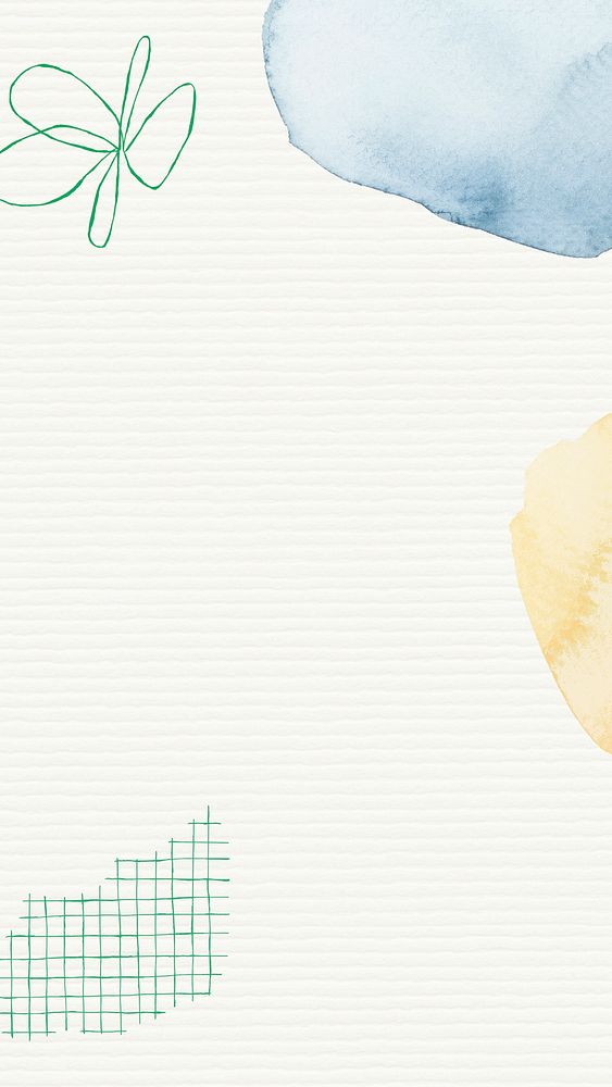 Watercolor Instagram story wallpaper psd, minimal social media background