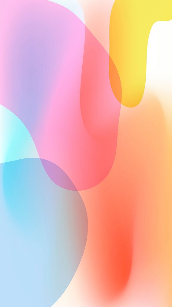 Aesthetic mobile wallpaper background psd, abstract design