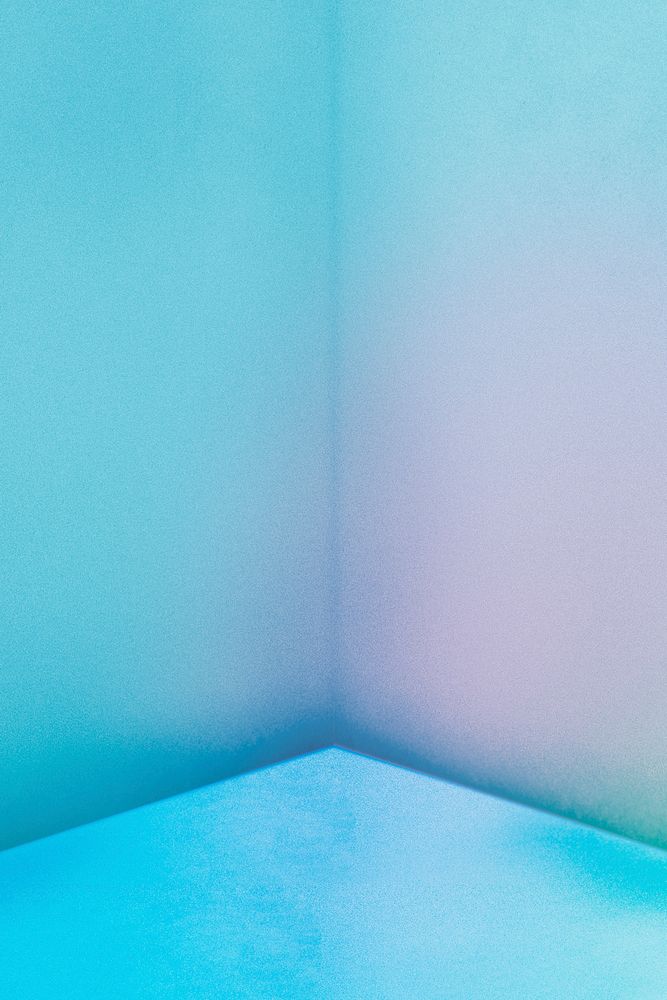 Gradient product backdrop, neon blue corner