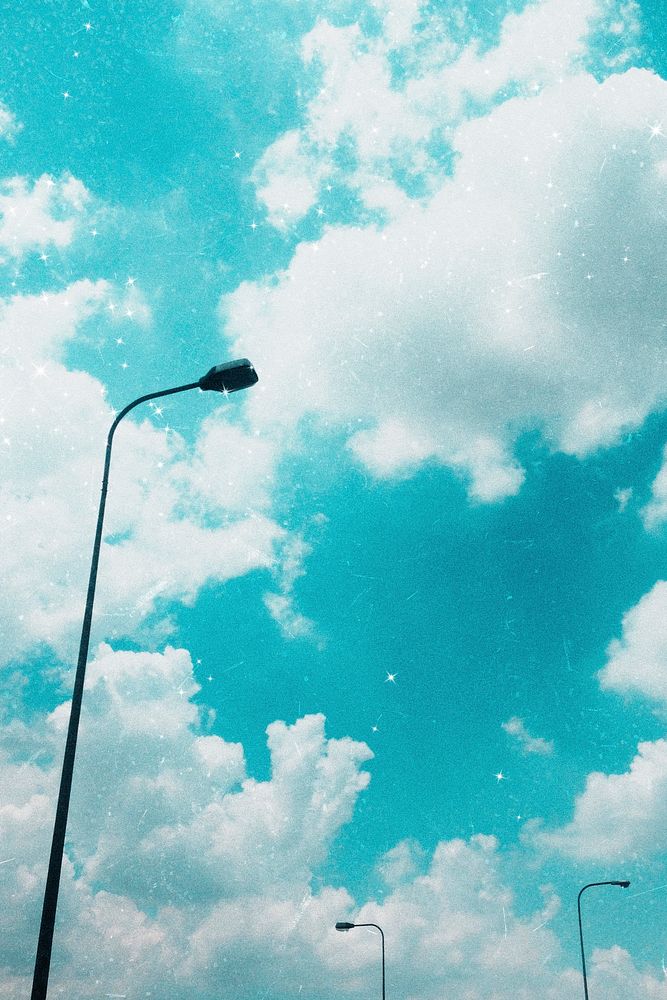 Cloudy sky background, aesthetic wallpaper design