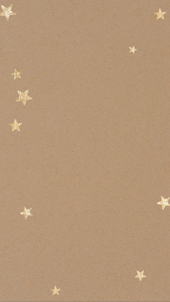 Brown mobile wallpaper, star background