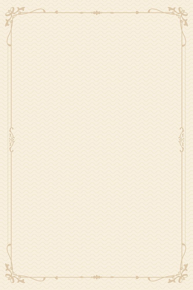 Ornaments frame background, beige vintage design