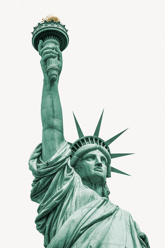 Statue of Liberty clipart, historical landmark