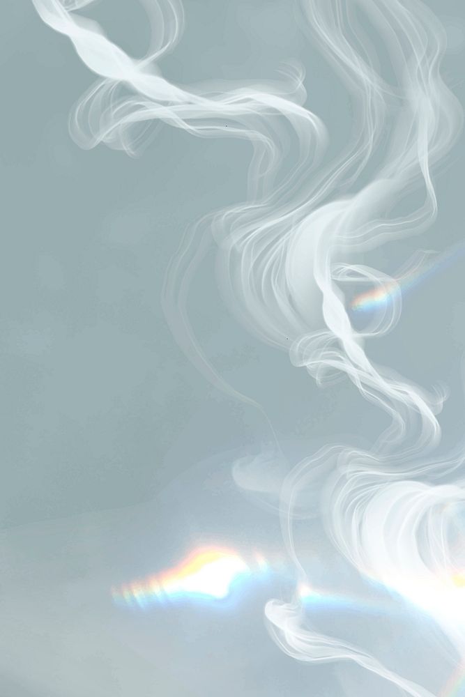 Aesthetic background vector with white smoke