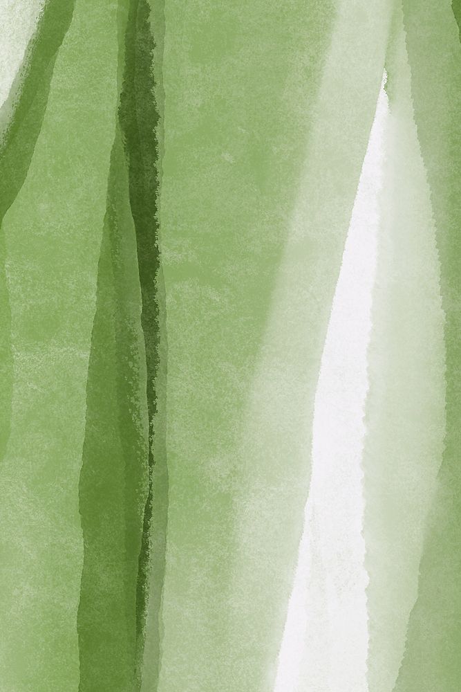 Green watercolor background, iPhone wallpaper green abstract design