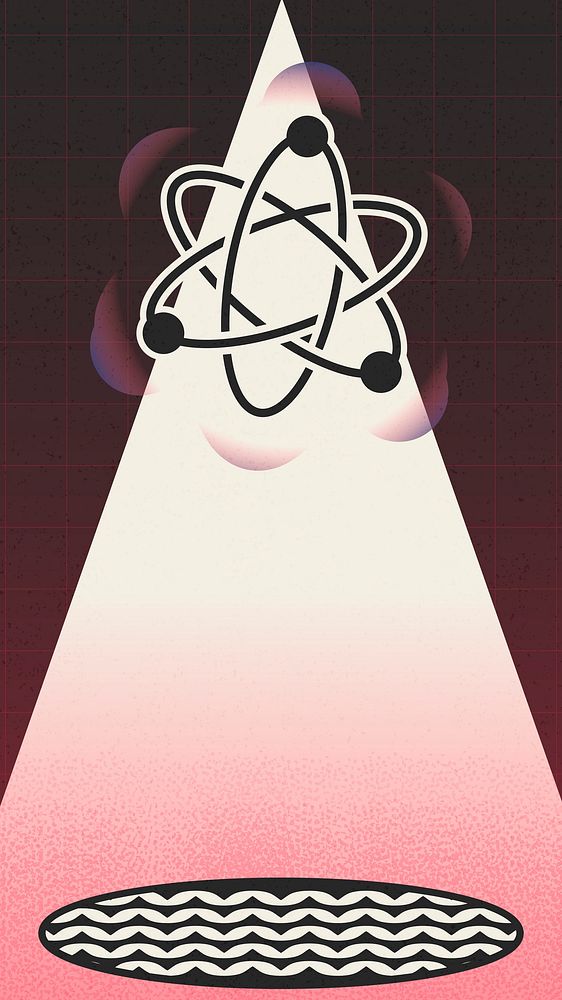 Science iPhone wallpaper, surrealistic art Free Photo Illustration