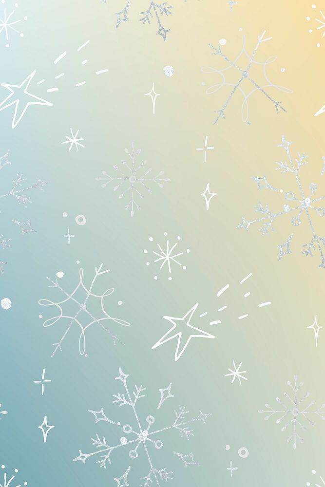 Winter background, Christmas snowflake illustration
