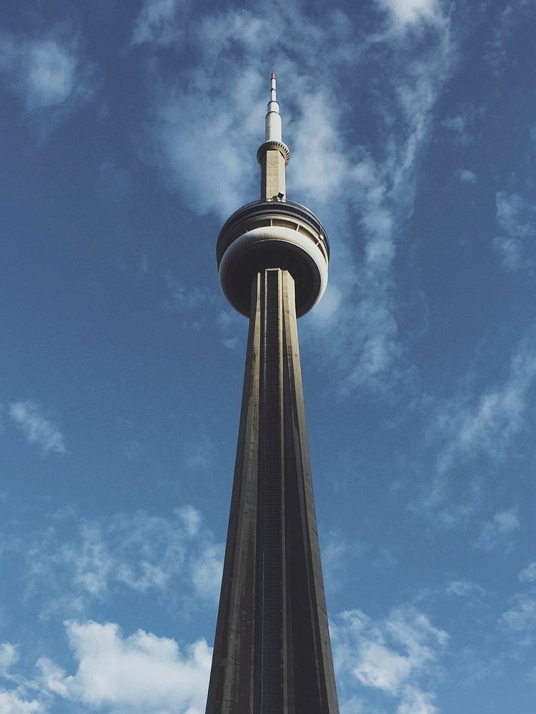 CN Tower. Original public domain image from Wikimedia Commons