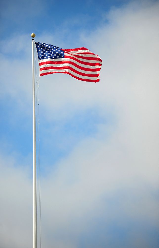 US flag. DLIFLC Commandant Assumption of Command. Original public domain image from Flickr