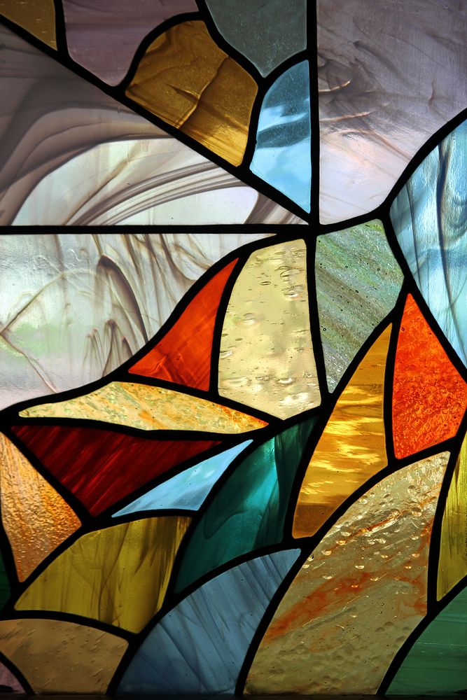 Stained glass. Free public domain CC0 image.