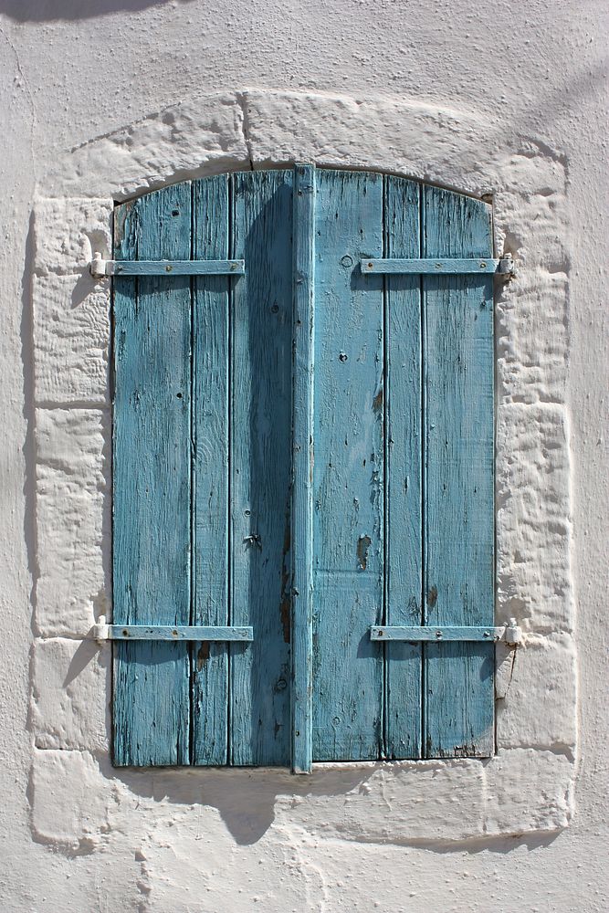 Wooden window shutters. Free public domain CC0 photo.