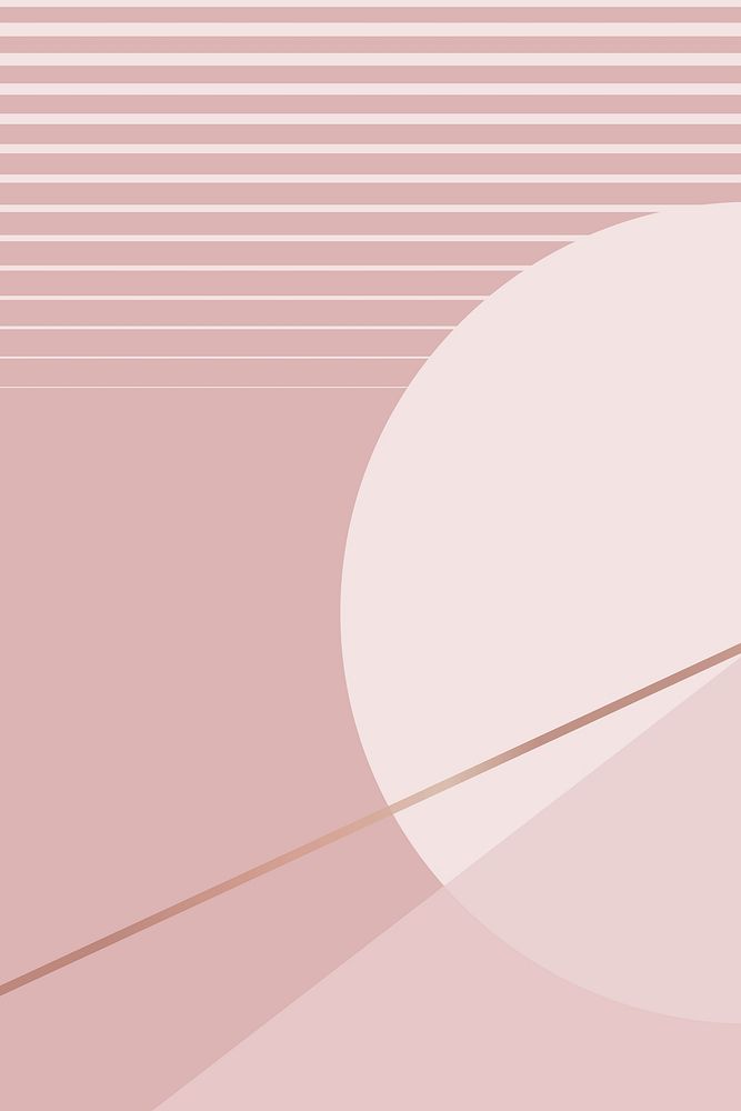 Moon scenery background vector in nude pink