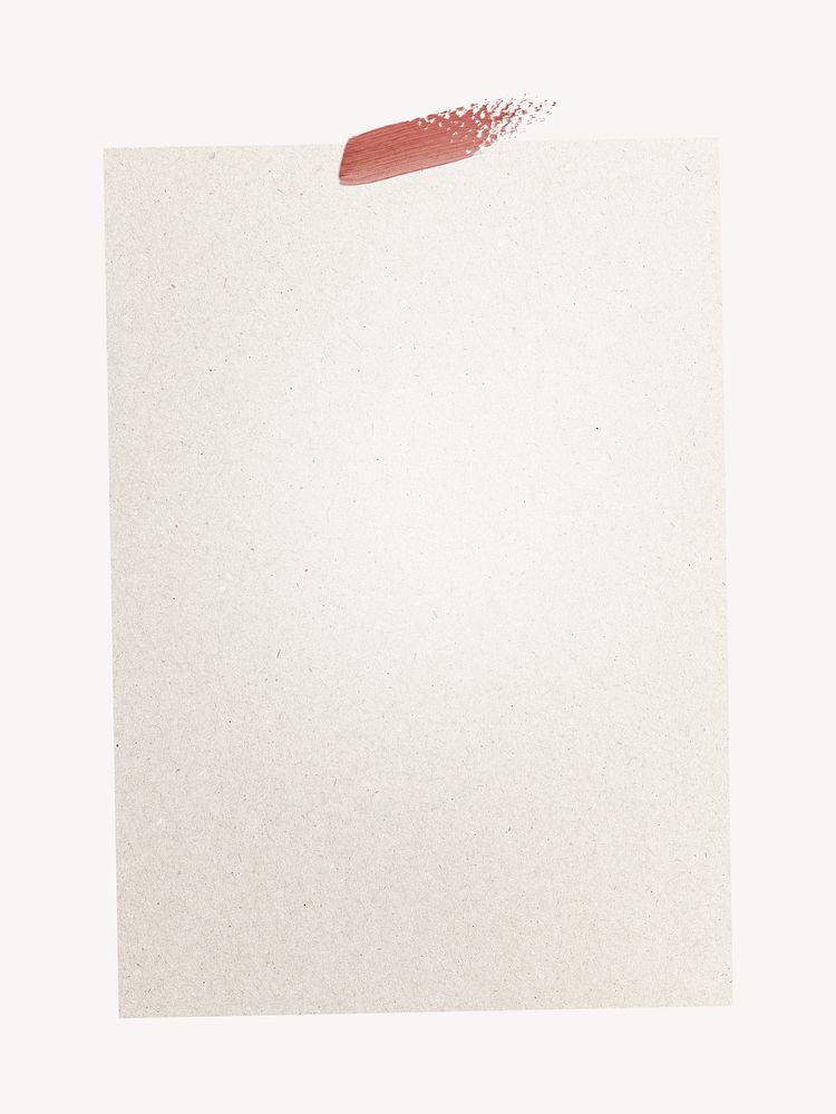 Aesthetic sticky note frame background, brushstroke