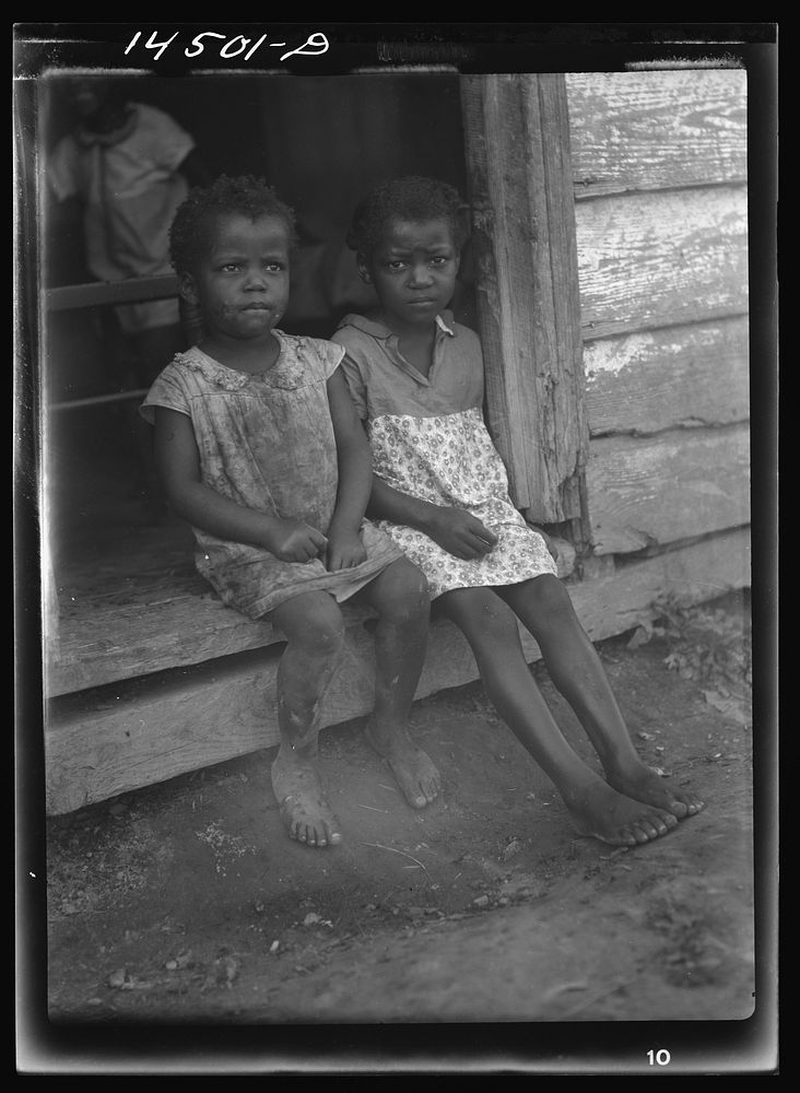 Rehabilitation borrower's children. Saint Mary's County, Maryland. Sourced from the Library of Congress.