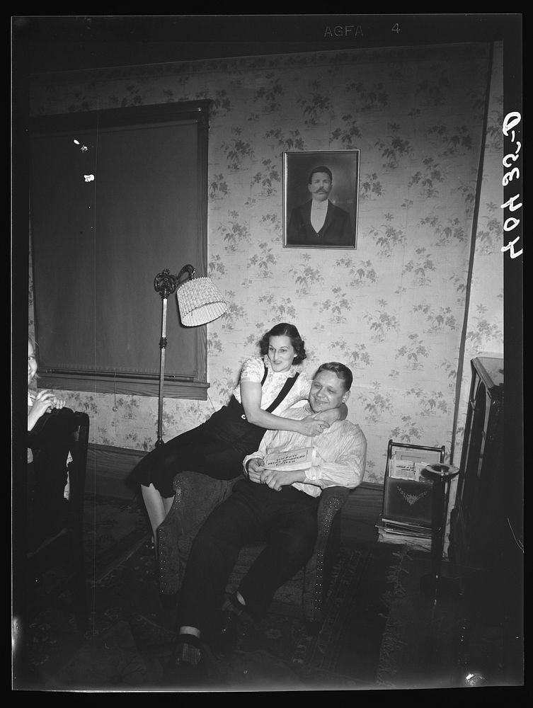 Shenandoah, Pennsylvania. Mr. and Mrs. Joe Gladski. He is a miner at Maple Hill mine. Sourced from the Library of Congress.