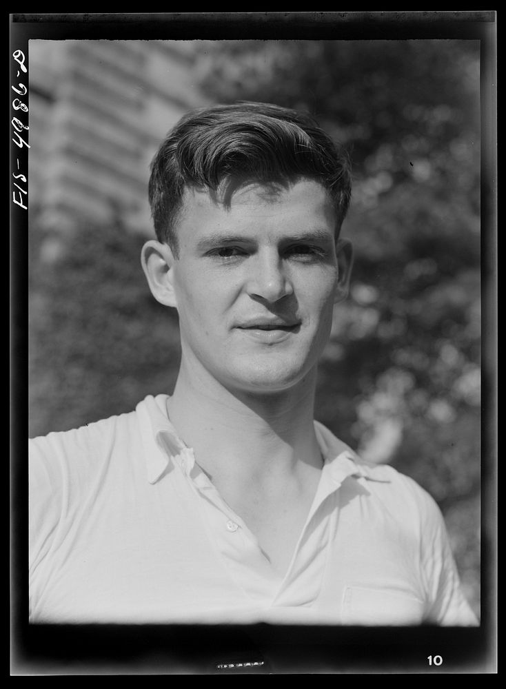 U.S. Naval Academy, Annapolis, Maryland. Midshipman. Sourced from the Library of Congress.