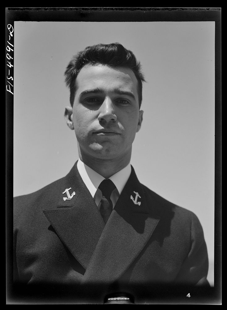 U.S. Naval Academy, Annapolis, Maryland. Midshipman. Sourced from the Library of Congress.