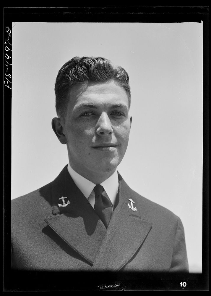 U.S. Naval Academy, Annapolis, Maryland. Midshipman. Sourced from the Library of Congress.