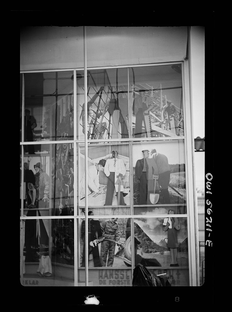 Oslo, Norway. Panels consisting of photographs combined with cutout figures at the Vi-Kan (we can) exposition. Sourced from…