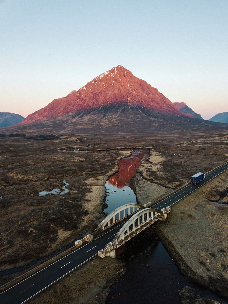 View of Glen Coe in Scotland