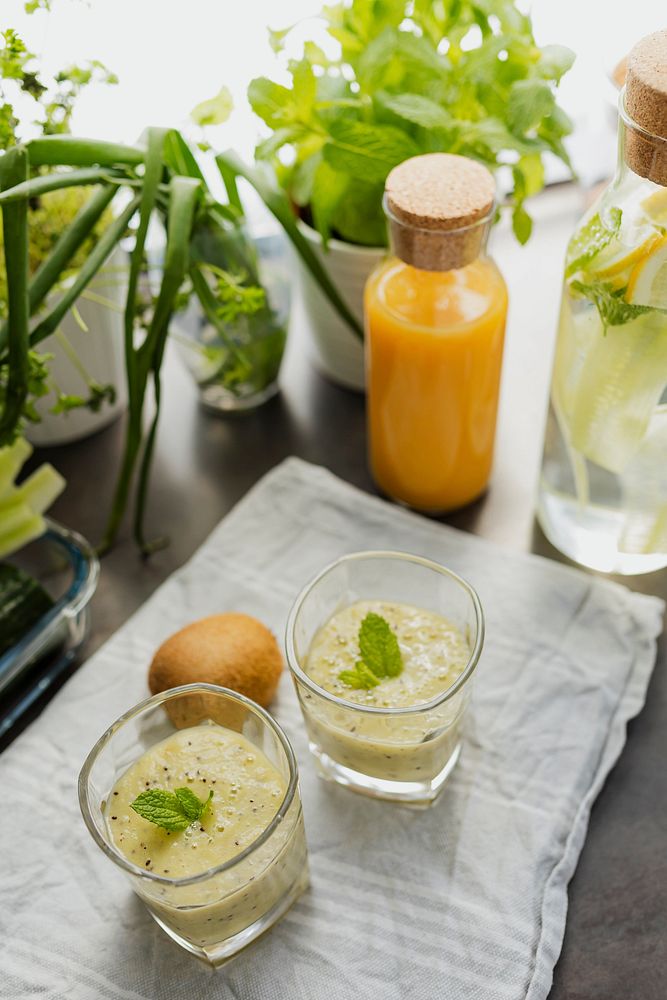 Healthy green drink smoothie recipe
