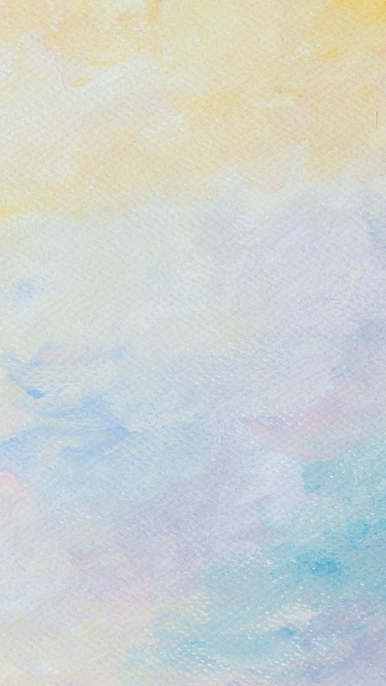 Aesthetic phone wallpaper background, colorful abstract pastel watercolor background