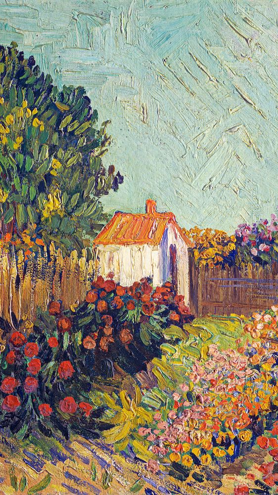 Van Gogh iPhone wallpaper, Landscape HD background