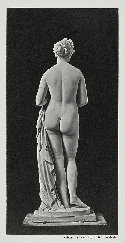 Gibson, La V&eacute;nus polychrome, vue de dos (1859) by James Anderson. Original from The J. Paul Getty Museum. Digitally…