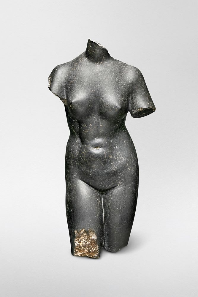 Naked lady vintage sculpture, Basalt statue of Aphrodite (late 1st&ndash;early 2nd century A.D.). Original from The MET…