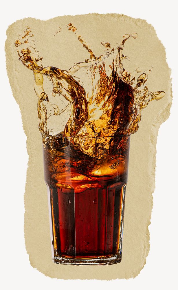 Cola splash, soft drink image