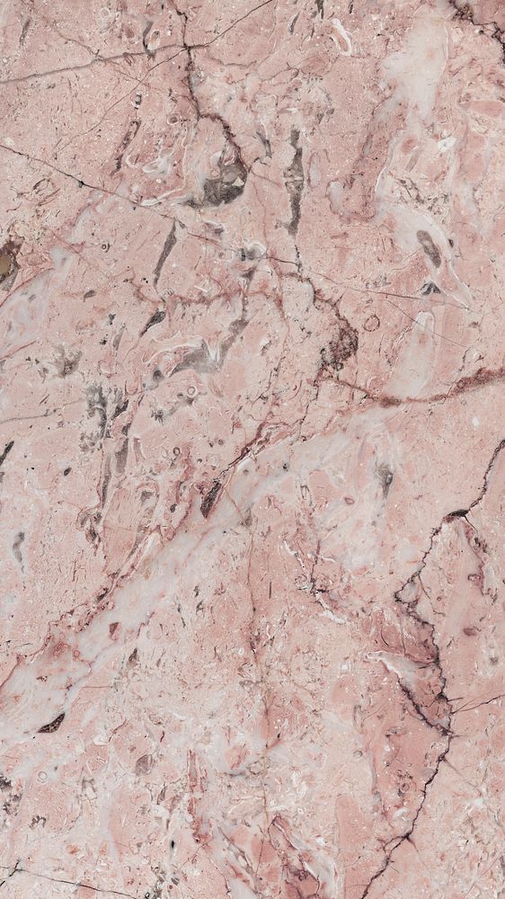 Pink phone wallpaper background, marble texture