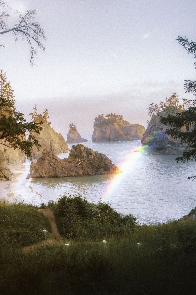 Rainbow at the west coast in USA