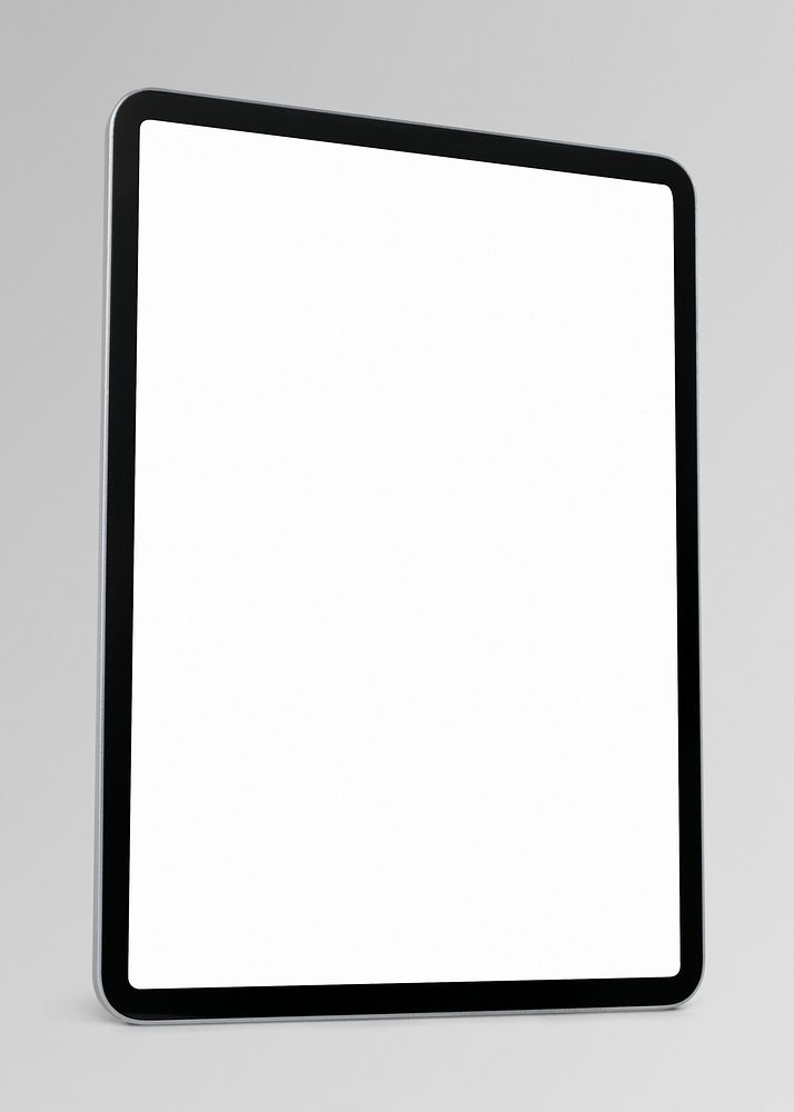 Digital tablet screen mockup smart tech