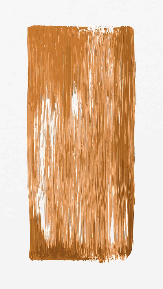 Brown comb painted texture vector rectangle abstract DIY graphic experimental art