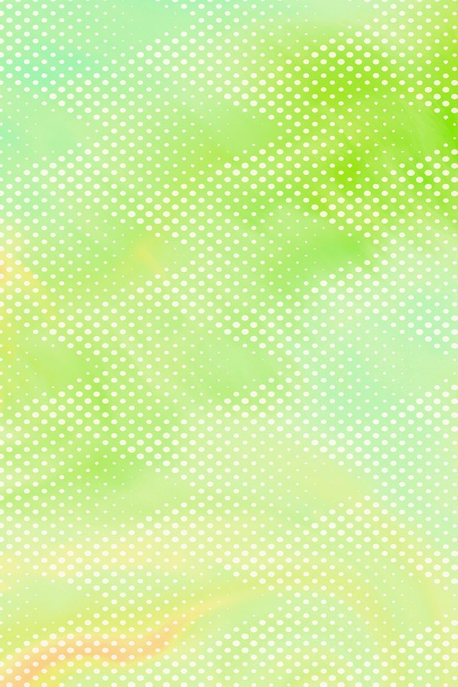 Lime green halftone patterned background