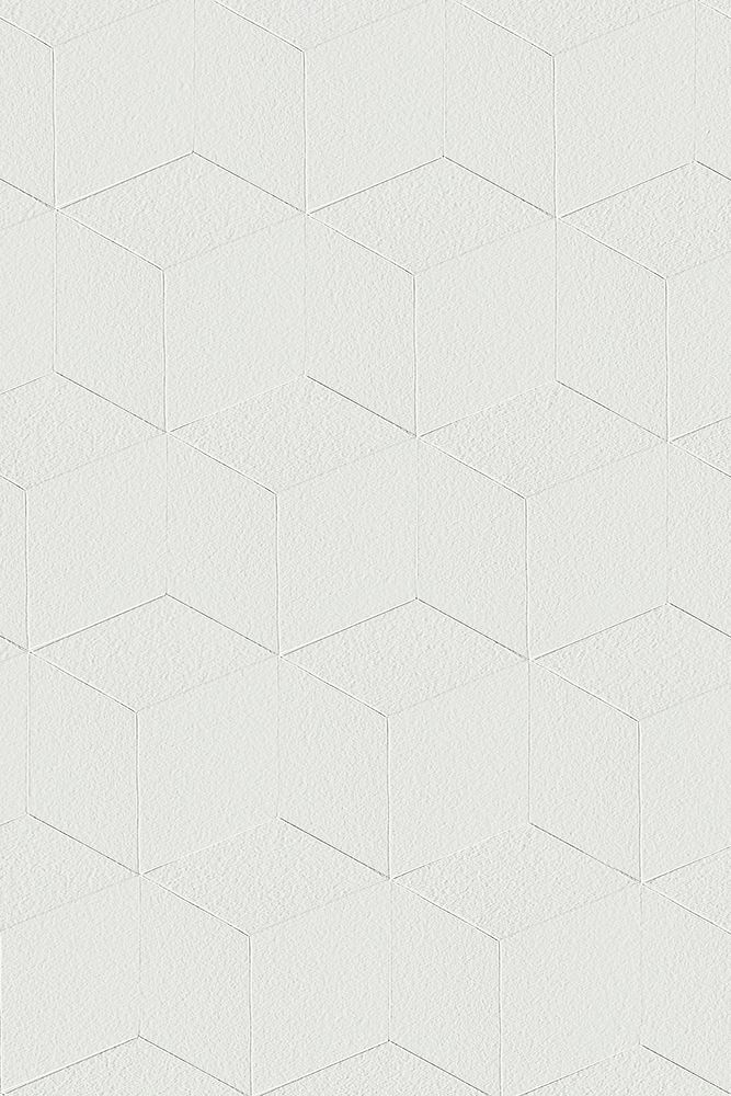 3D white paper craft cubic patterned background