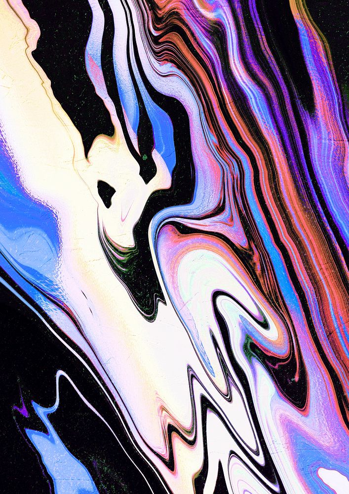 Vibrant colorful fluid art background