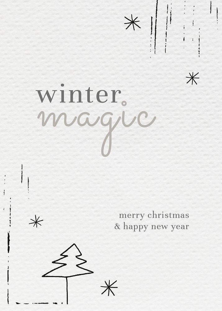 Vector Merry Christmas greeting card