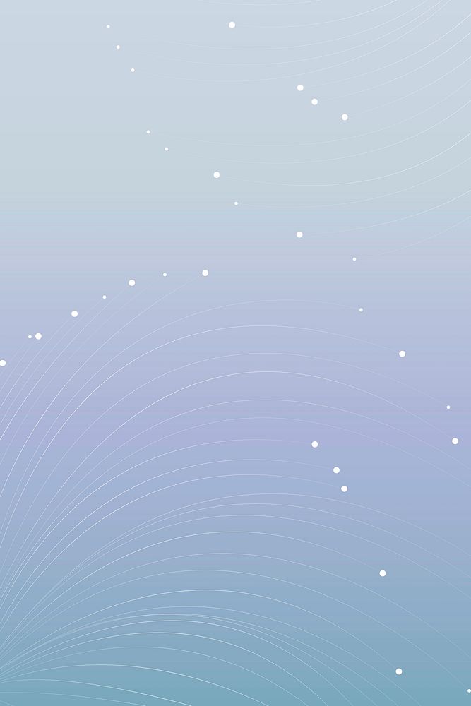 White particle lines vector digital gradient background