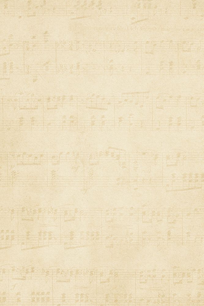 Vintage background with faded musical note