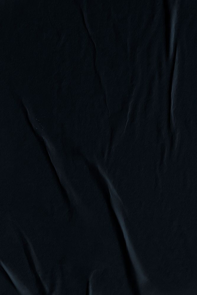 Wrinkled black paper background, simple design