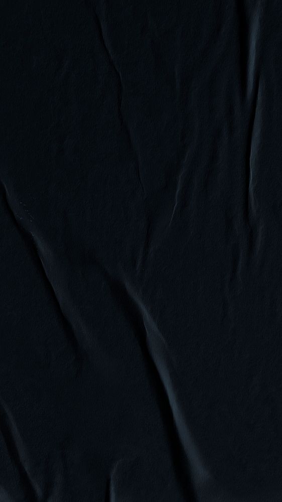 Wrinkled black paper mobile wallpaper, simple background  