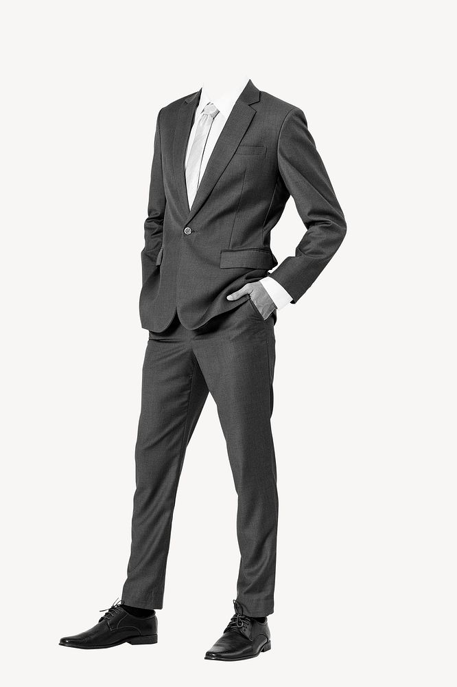 Headless businessman, wearing suit image