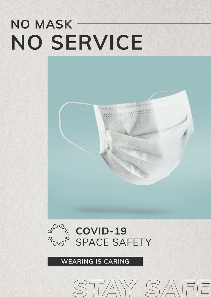 No mask no service in new normal poster