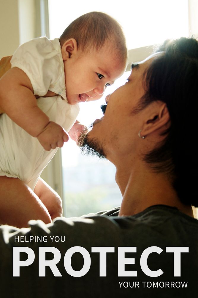 Protect tomorrow insurance for family&rsquo;s health ad banner